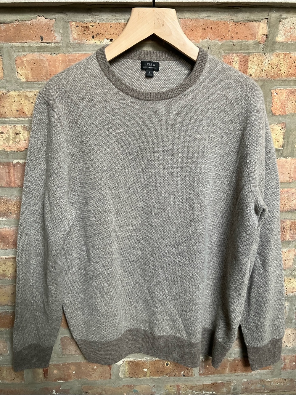 J.Crew  cashmere crewneck sweater.